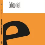 Couverture de l'éditorial de Permanences critiques numéro 13