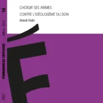 Couverture de l'étude de Benoit HALET dans le numéro 15 de la revue permanences critiques.