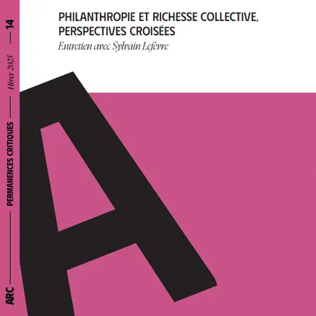 Couverture de l'entretien de Benoit HALET avec Sylvain LEFEVRE publié dans le numéro 14 de la revue Permanences critiques.