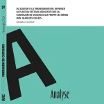 Permanences Critiques 15 - Couverture de l'analyse de Kadija Bouchirab