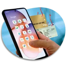 Données personnelles captées par une application sur un smartphone.