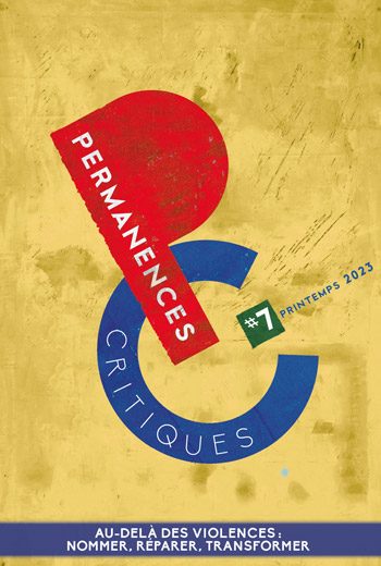 Couverture de la revue Permanences critiques - n°7.