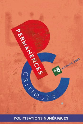permanences-critiques-n08 Couverture de la revue Permanences critiques - n°8.